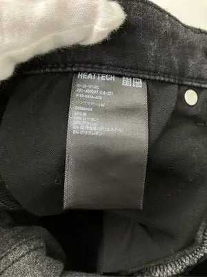 UNIQLO/ユニクロ/デニムパンツ/パンツ/ブラック/26(66cm)