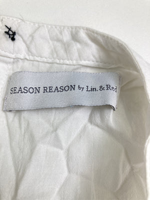 SEASON REASON by Lin&Red/シーズンリーズンバイリンアンドレッド/シャツ/ブラウス/トップス/ホワイト/LL
