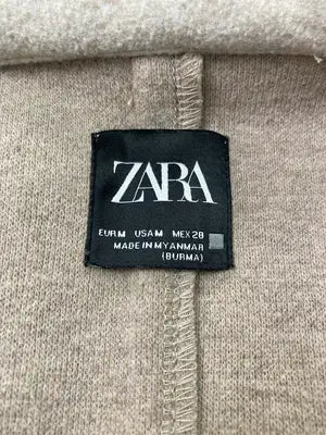 ZARA/ザラ/ステンカラーコート/ジャケット/アウター/ベージュ/USA M
