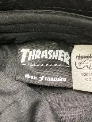 THRASHER/スラッシャー/バケットハット/帽子/ブラック