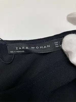 ZARA WOMAN/ザラウーマン/Tシャツ/カットソー/トップス/ブラック/USA L