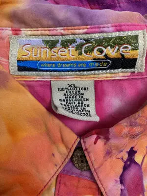 Sunset Cove/シャツ/ブラウス/トップス/オレンジ/XL