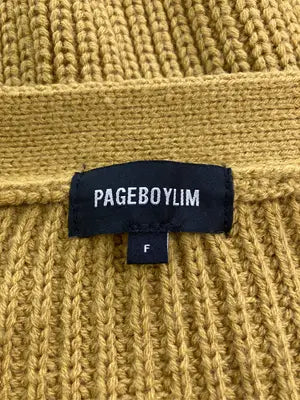 PAGEBOYLIM/ページボーイリム/カーディガン/ボレロ/トップス/イエロー/FREE
