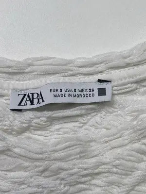 ZARA/ザラ/Tシャツ/カットソー/トップス/ホワイト/USA S