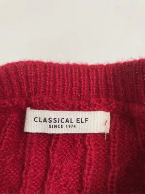 CLASSICAL ELF/クラシカルエルフ/ニット/セーター/トップス/レッド/S