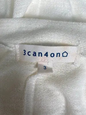 3can4on/サンカンシオン/カーディガン/ボレロ/トップス/ホワイト/3