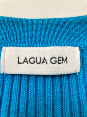 LAGUA  GEM/ラグアジェム/ニット/セーター/トップス/スカイブルー/FREE