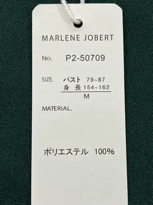 MARLENE JOBERT/ワンピース/ワンピース/ドレス/グリーン/M