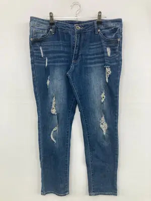 デニムパンツ/パンツ/ネイビー/70-95