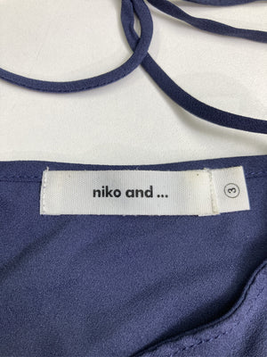 niko and .../ニコアンド/シャツ/ブラウス/トップス/ネイビー/3