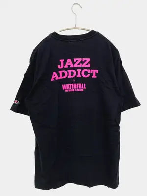 WATERFALL/Tシャツ/カットソー/トップス/ブラック/L