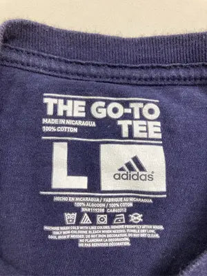 adidas/アディダス/Tシャツ/カットソー/トップス/ネイビー/L