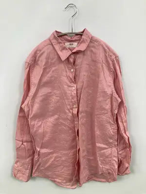 UNIQLO/ユニクロ/シャツ/ブラウス/トップス/ピンク/L