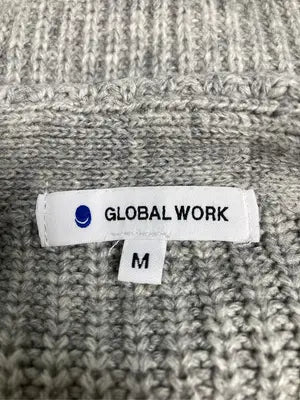 GLOBAL WORK/グローバルワーク/ニット/セーター/トップス/グレー/M