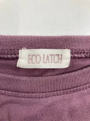 ECO LATCH/Tシャツ/カットソー/トップス/パープル/M