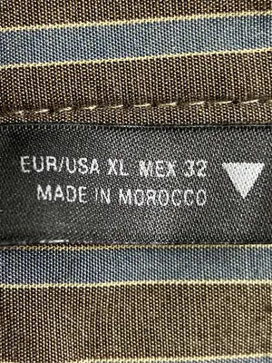 ZARA/ザラ/シャツ/ブラウス/トップス/ブラウン/USA XL