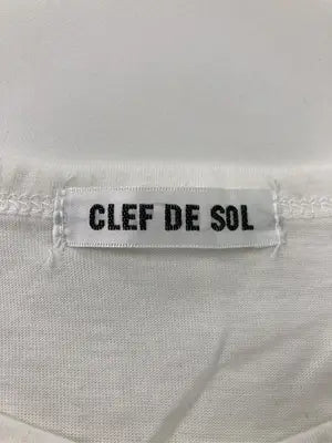 CLEF DE SOL/クレドソル/Tシャツ/カットソー/トップス/ホワイト/M