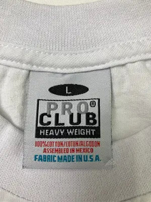 PRO CLUB/Tシャツ/カットソー/トップス/ホワイト/L