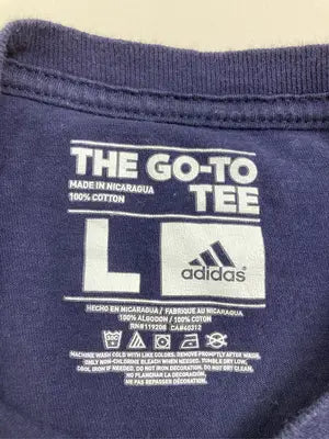 adidas/アディダス/Tシャツ/カットソー/トップス/ネイビー/L