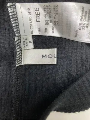 MOUSSY/マウジー/その他トップス/トップス/ブラック/FREE