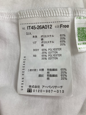ITEMS/アイテムズ/ノースリーブ/トップス/ホワイト/Free