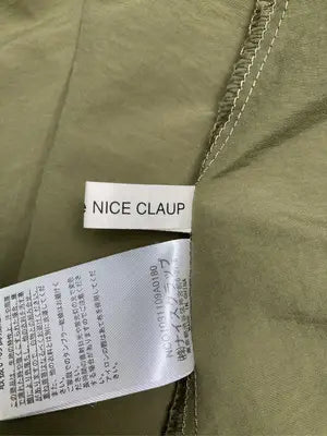 continuer de NICE CLAUP/コンティニューデナイスクラップ/シャツワンピース/ワンピース/ドレス/グリーン/F