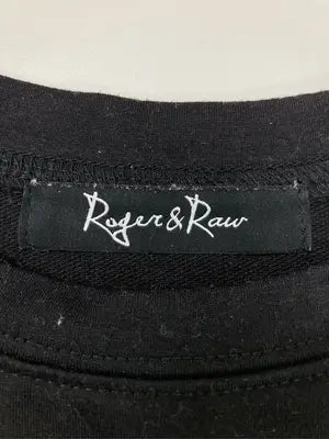 ROGER AND RAW/ロジャーアンドロウ/Tシャツ/カットソー/トップス/ブラック/M