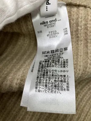 niko and .../ニコアンド/ネックウォーマー/スヌード/ファッション雑貨/ベージュ