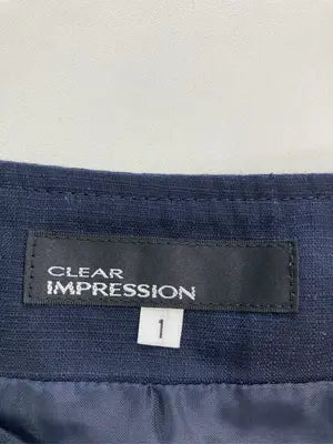 CLEARIMPRESSION/クリアインプレッション/ミモレ/半端丈スカート/スカート/ネイビー/1