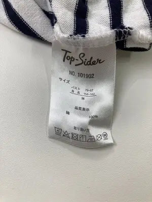 top sider/Tシャツ/カットソー/トップス/ホワイト/M  バスト79～87　身長154～162