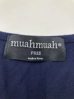 muah muah/ムーアムーア/Tシャツ/カットソー/トップス/ネイビー/FREE