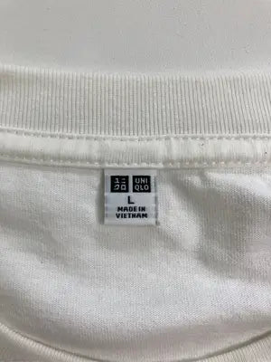 UNIQLO/ユニクロ/Tシャツ/カットソー/トップス/ホワイト/L