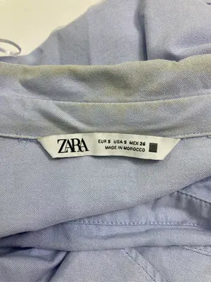 ZARA/ザラ/シャツ/ブラウス/トップス/スカイブルー/EUR S