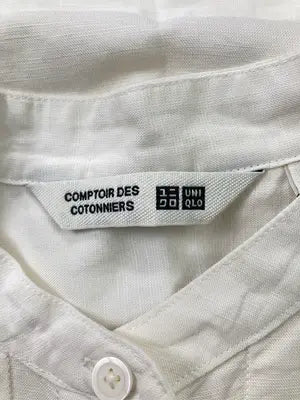 UNIQLO/ユニクロ/ノースリーブ/トップス/ホワイト/M