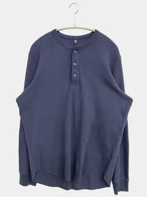 UNIQLO/ユニクロ/Tシャツ/カットソー/トップス/ネイビー/L