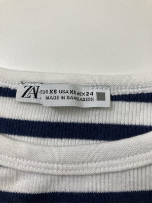 ZARA/ザラ/Tシャツ/カットソー/トップス/ホワイト/XS