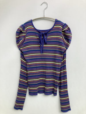 SLY/スライ/ニット/セーター/トップス/ブルー/FREE