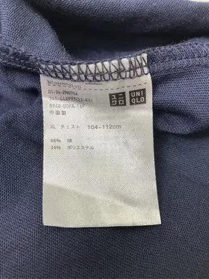 UNIQLO/ユニクロ/Tシャツ/カットソー/トップス/ネイビー/XL