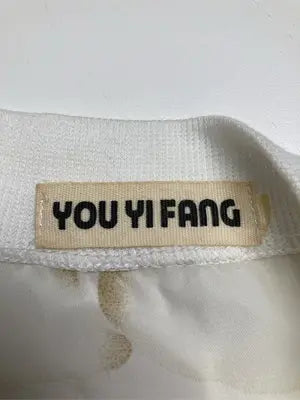 YOU YIFANG/シャツワンピース/ワンピース/ドレス/ホワイト