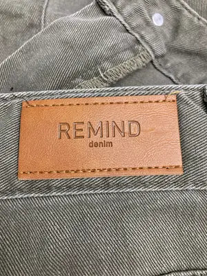 REMIND/デニムパンツ/パンツ/カーキ/L