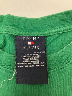 TOMMY HILFIGER/トミーヒルフィガー/Tシャツ/カットソー/トップス/グリーン/XL