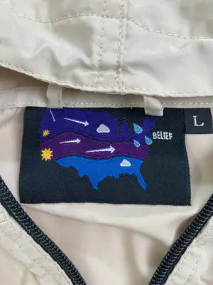 belief/ナイロンジャケット/ジャケット/アウター/ベージュ/L