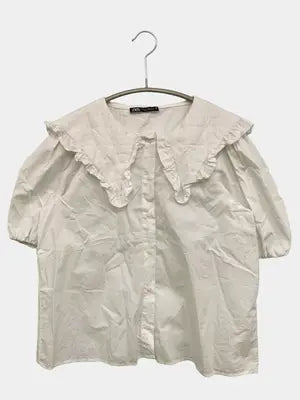 ZARA/ザラ/シャツ/ブラウス/トップス/ホワイト/USA XS