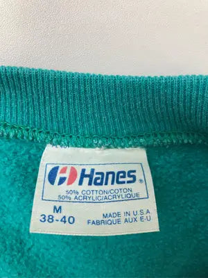 Hanes/ヘインズ/スウェット/トップス/ライトグリーン/M  38-40