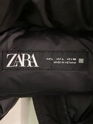 ZARA/ザラ/ダウンジャケット/コート/ジャケット/アウター/ブラック/USA L
