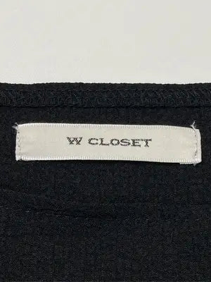 w closet/ダブルクローゼット/シャツ/ブラウス/トップス/ブラック/F