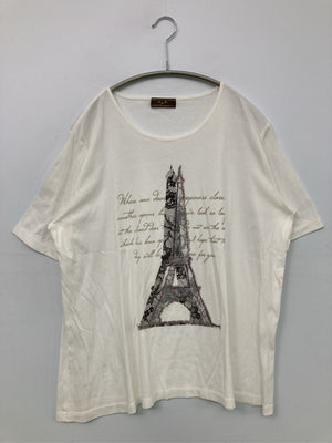 Tシャツ/カットソー/トップス/ホワイト/44