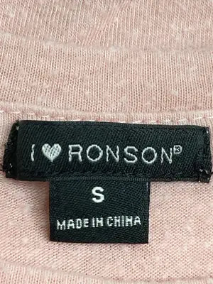 RONRON/Tシャツ/カットソー/トップス/ピンク/S