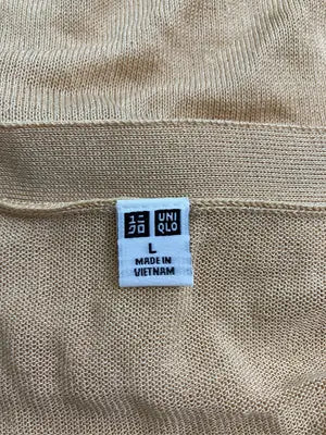 UNIQLO/ユニクロ/カーディガン/ボレロ/トップス/ベージュ/L