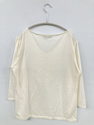 theoria/セオリア/Tシャツ/カットソー/トップス/ホワイト/LL